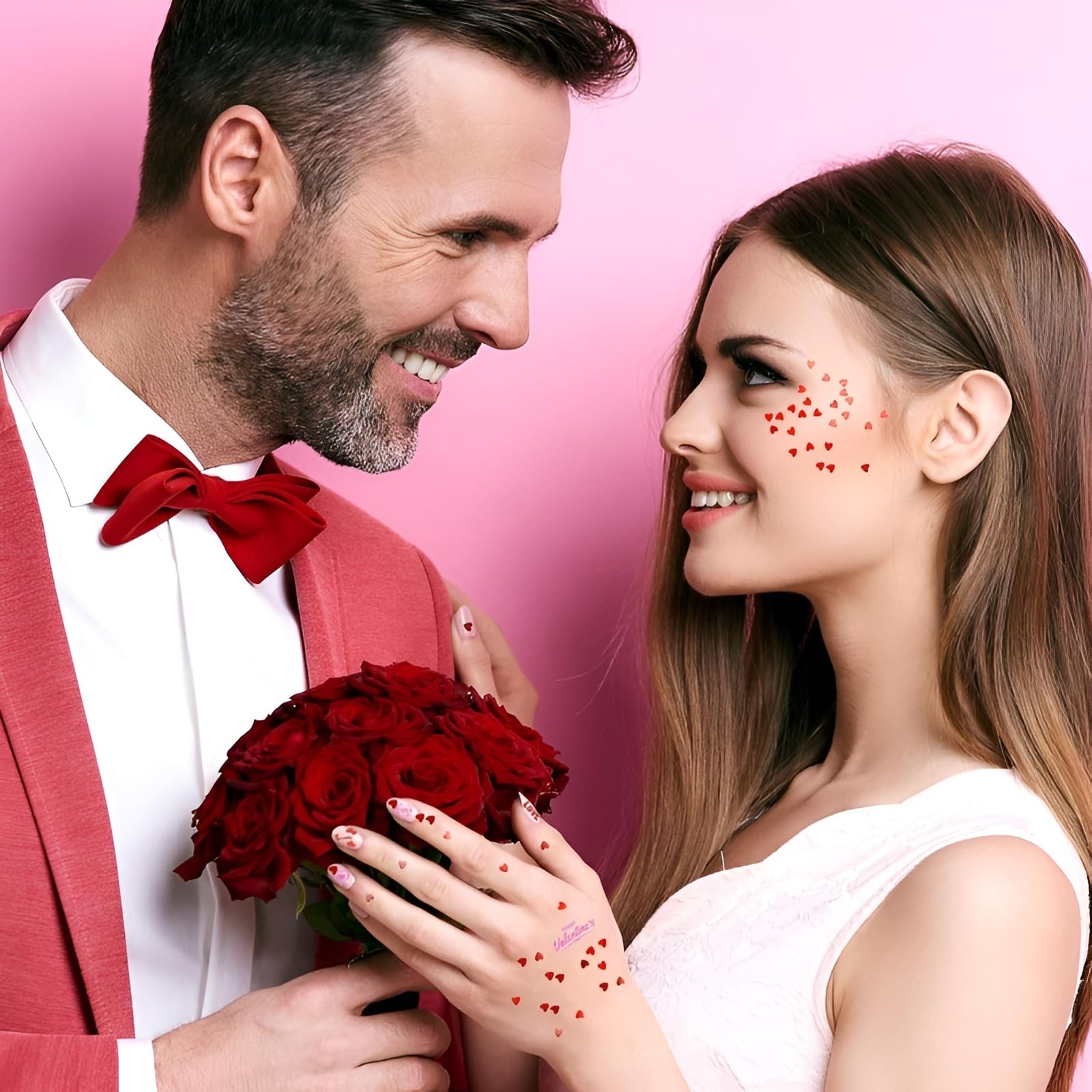 SPLOCUDU 8 sheets provide variety, enabling multiple heart designs per manicure