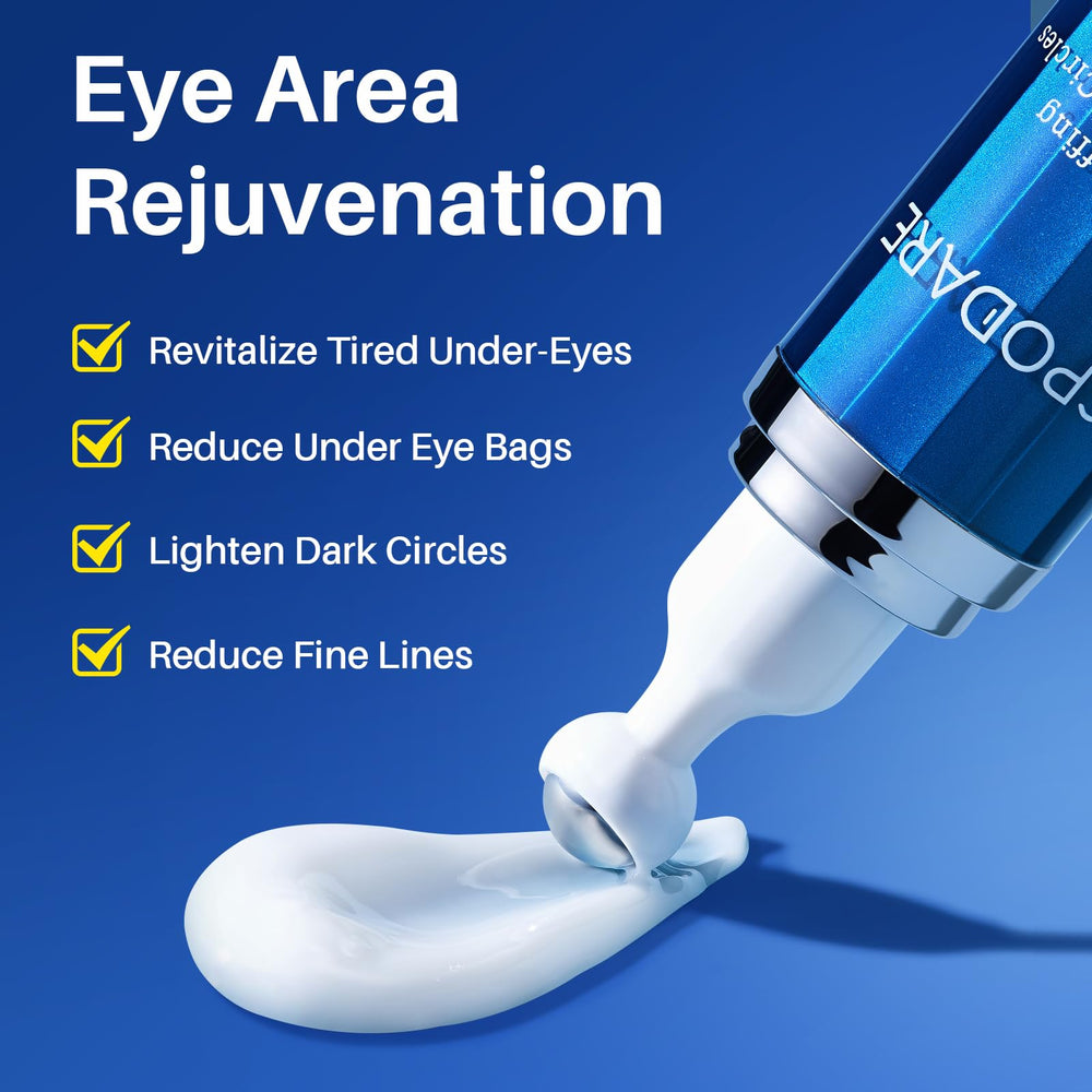 SPODARE cooling roller helps reduce puffiness and tension around the eyes