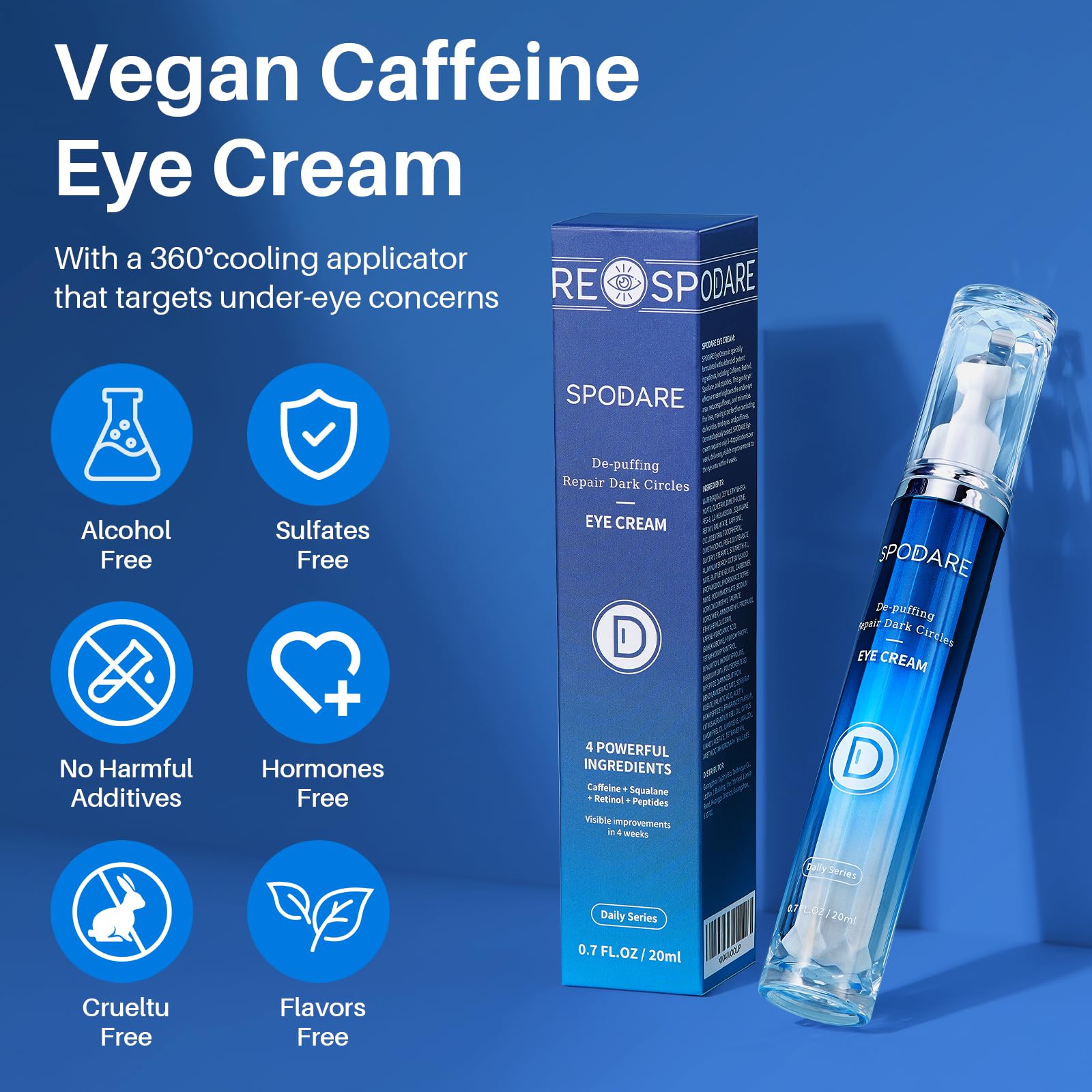 Vegan and cruelty-free formula free from parabens and sulfates