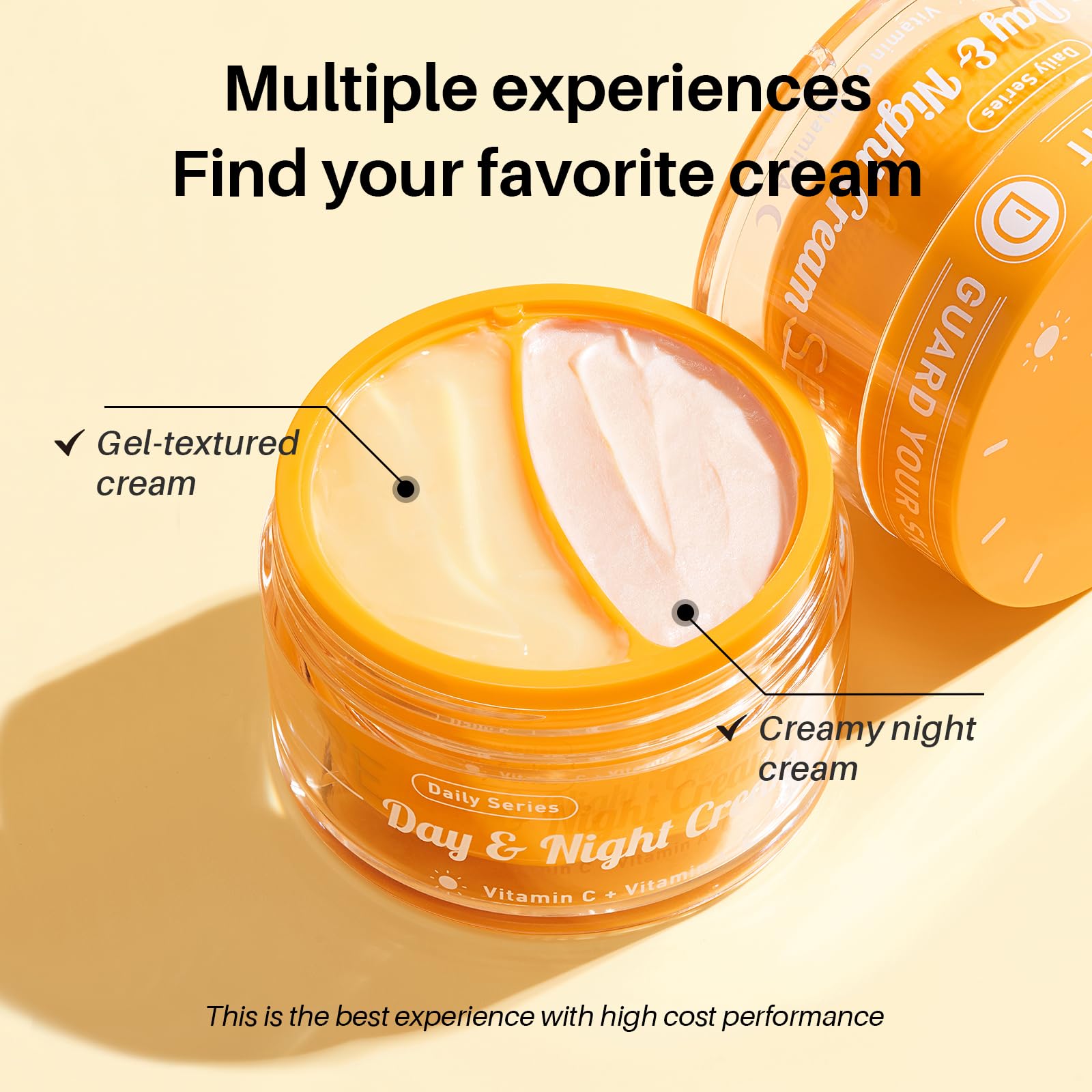 SPODARE Vitamin C day gel texture demonstrates lightweight hydration for daytime wear.