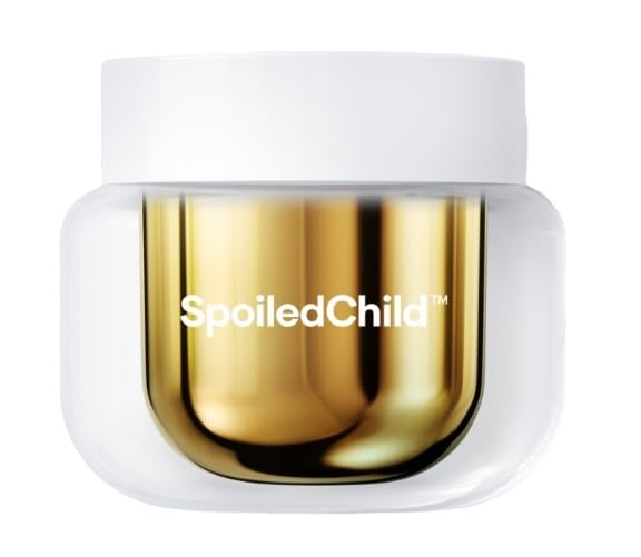 Masque SpoiledChild S24: avant-après cheveux secs plus forts et revitalisés.