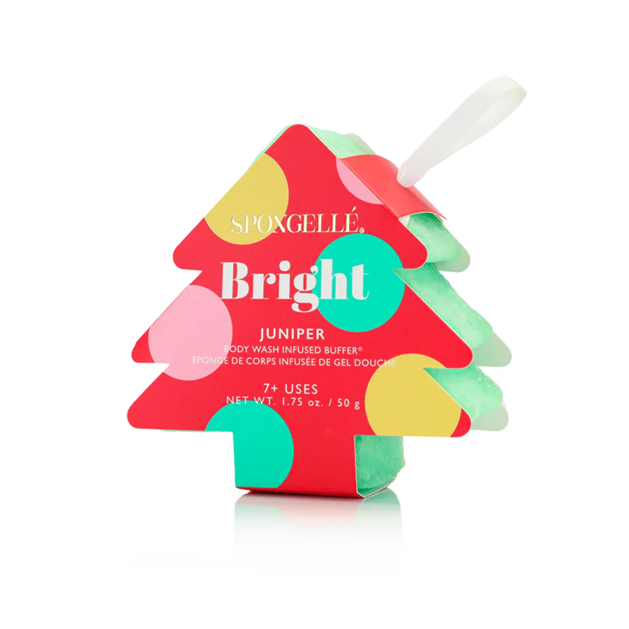 Spongellé Built-in body wash buffer, paraben-free and vegan for guilt-free indulgence.