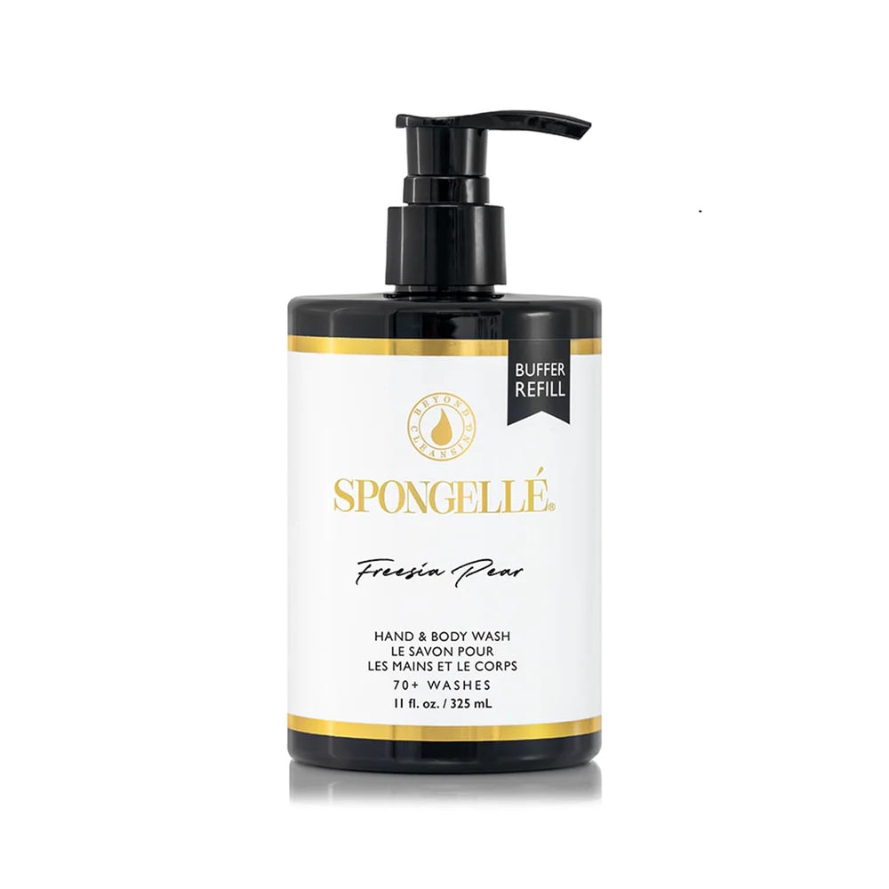 SPONGELLÉ Freesia Pear Body Wash bottle for daily cleansing and subtle hydration.