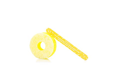 SPONGELLÉ Juicy Orange Pedi Buffer travel pack ready for on-the-go pedicures.