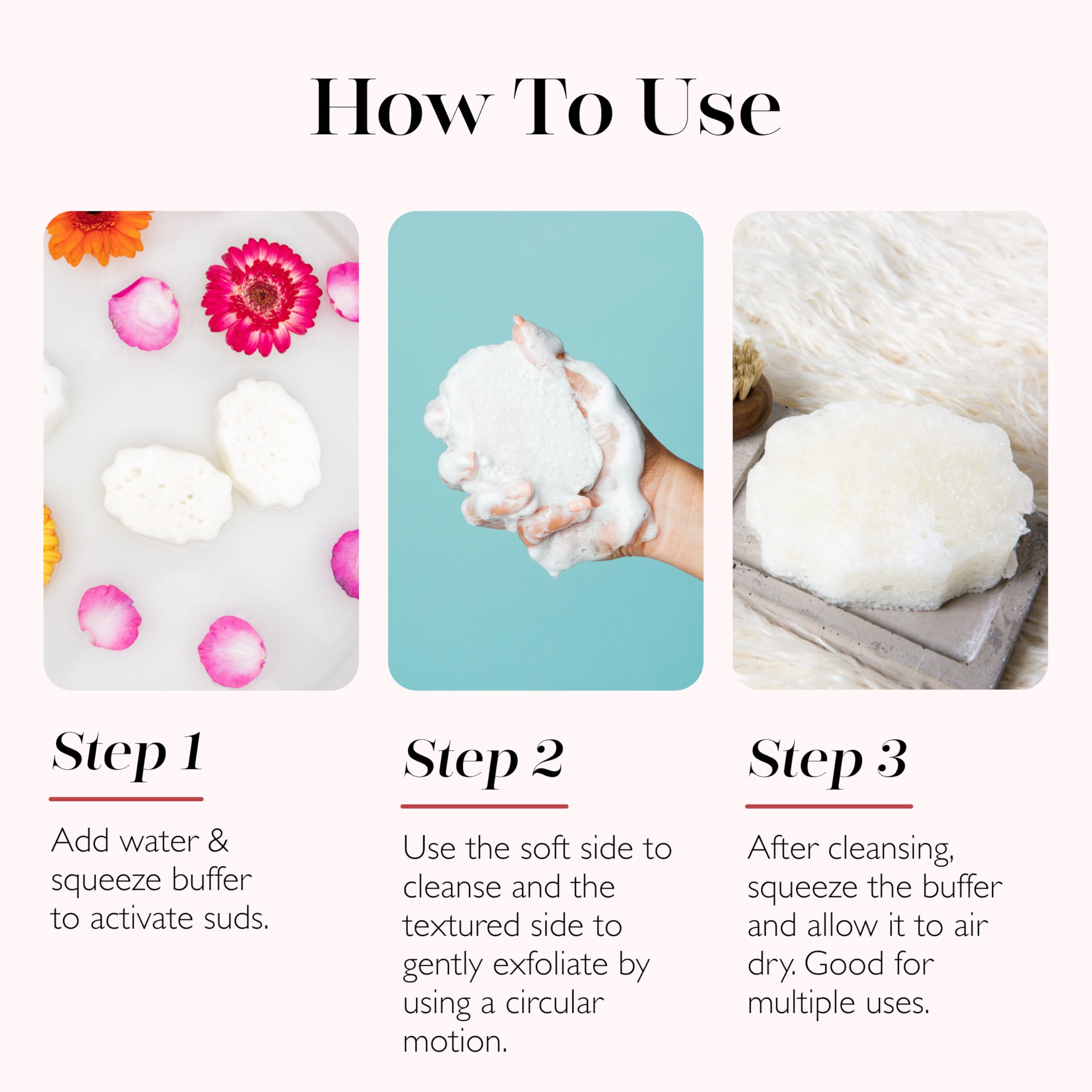 Spa-like at-home pedicure with SPONGELLÉ Coconut Verbena Pedi-Buffer.