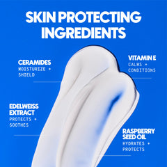 SPOOGE Face Shots dry-matte finish after application in freezing temps.