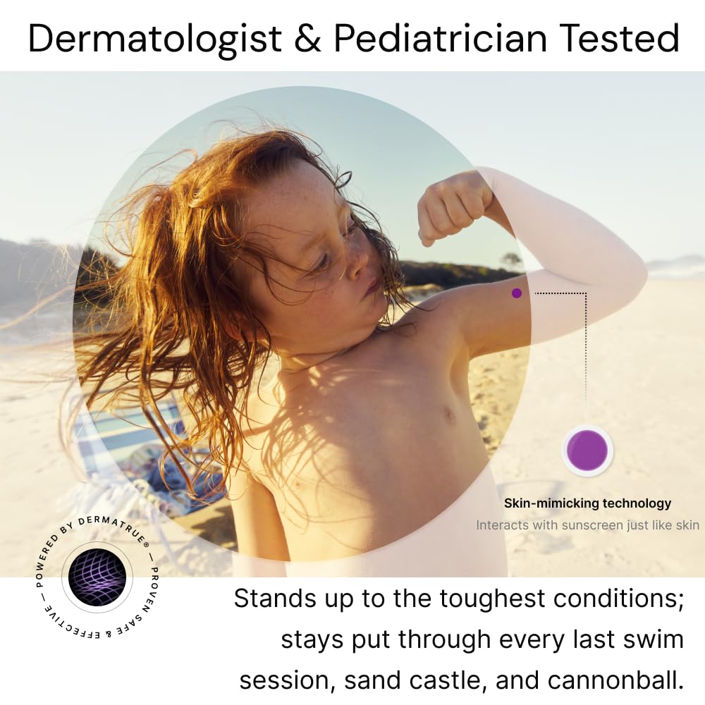 SpotMyUV indicator shows sunscreen coverage via color shift.