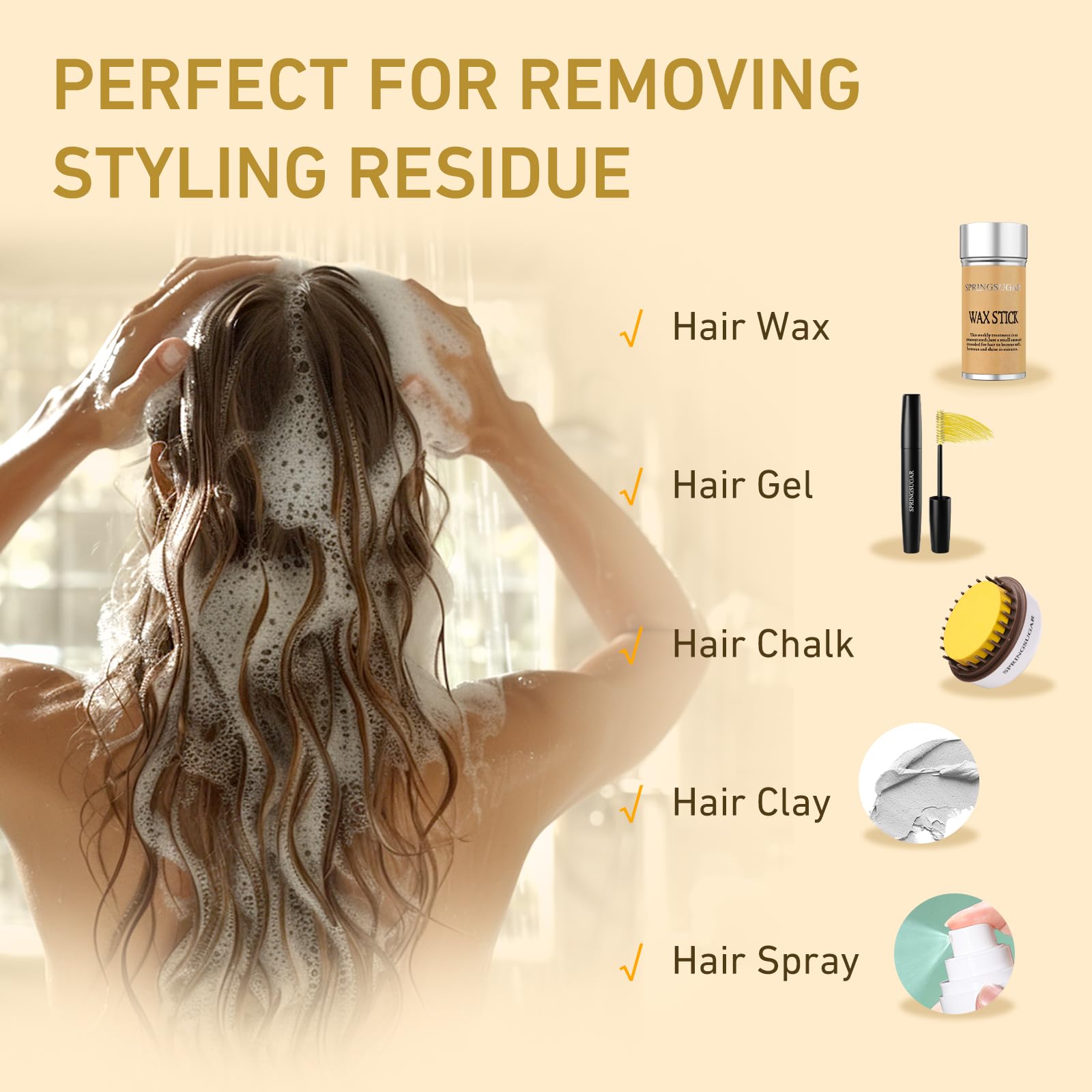 SPRINGSUGAR Set is suitable for men, women, and kids with all hair types.