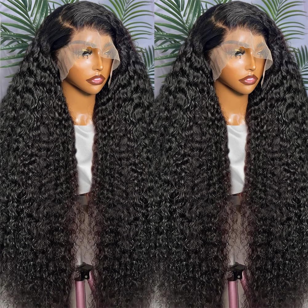SQU&CIR HD lace-front 13x4 wig enables seamless parting and realistic hairline.