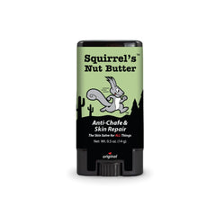 Squirrel's Nut Butter travel-size anti-chafe stick provides smooth, chafe-free skin on the go.