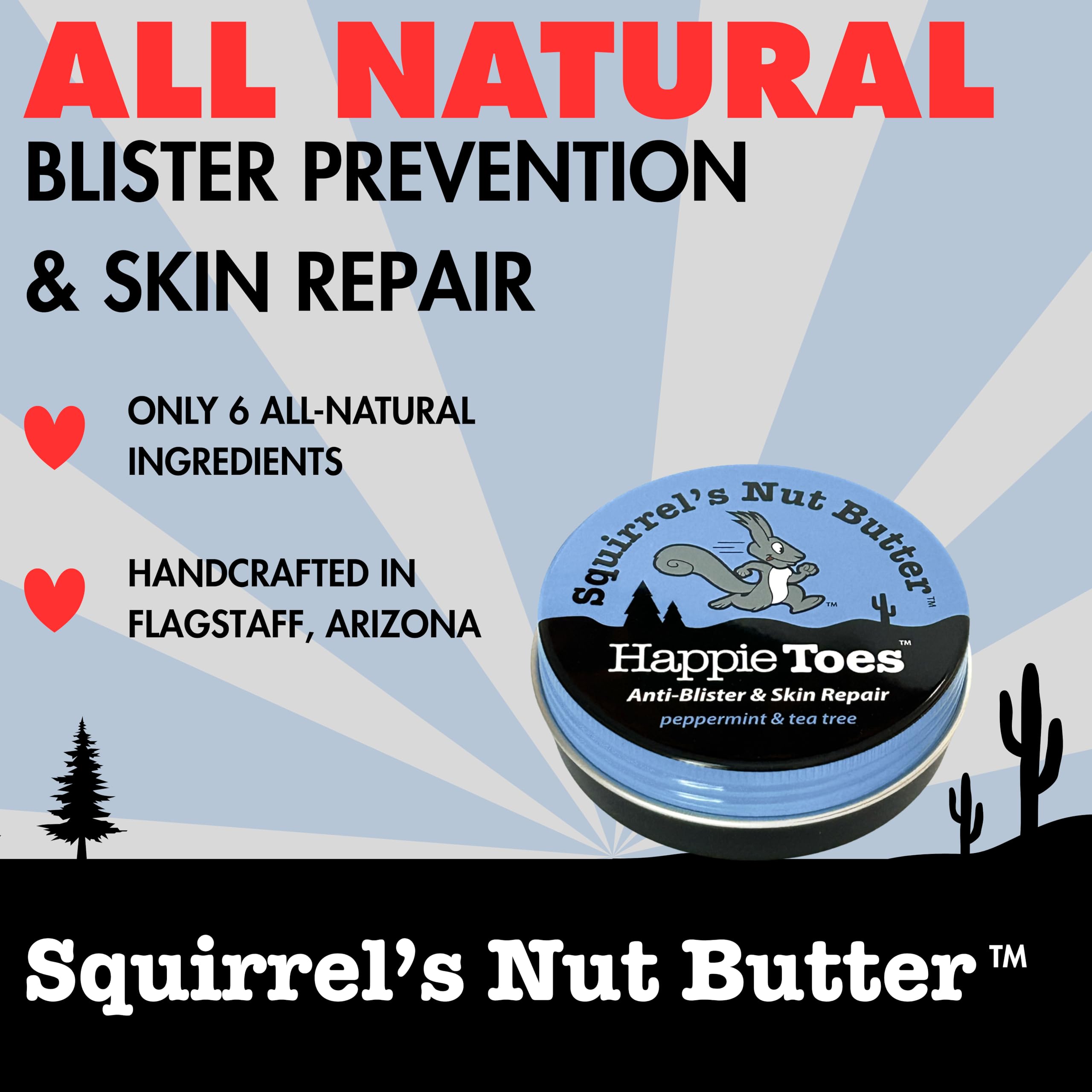 Applying Happie Toes cream on dry feet demonstrates soothing hydration