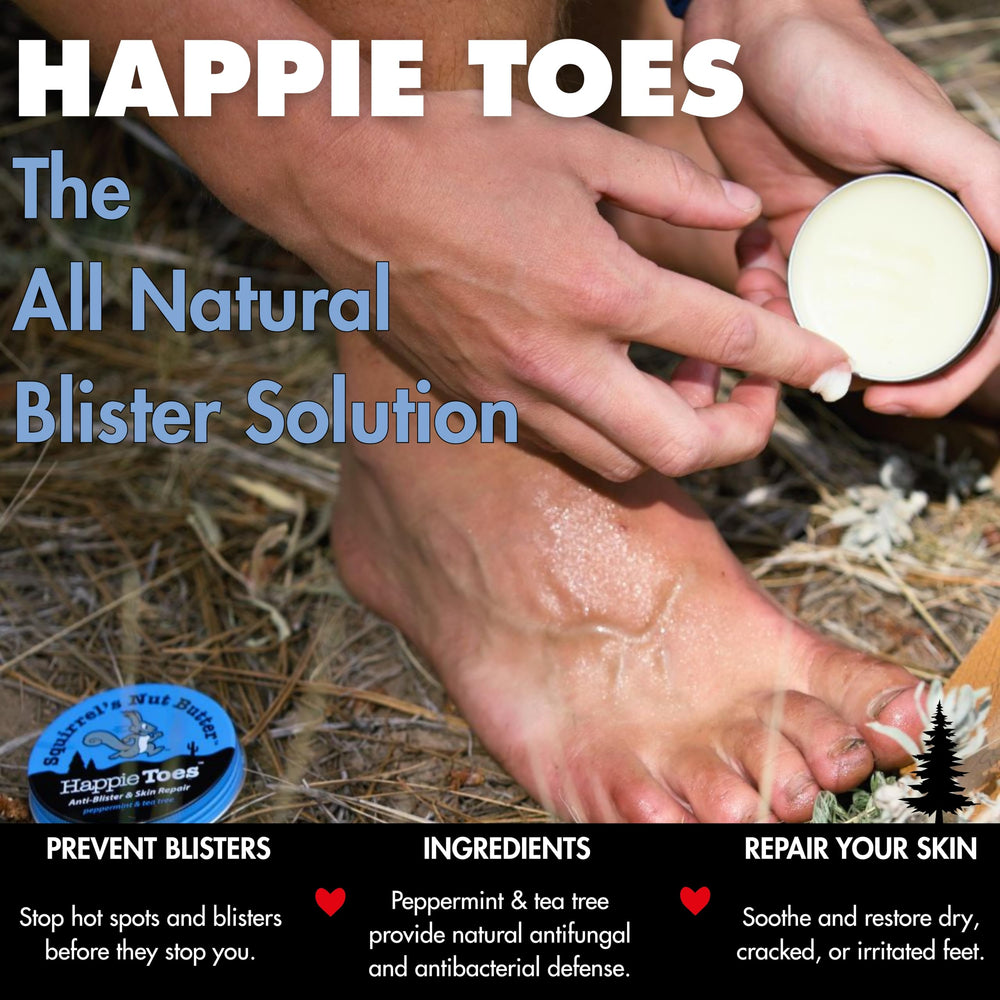 Happie Toes used before activity to help feet stay comfortable