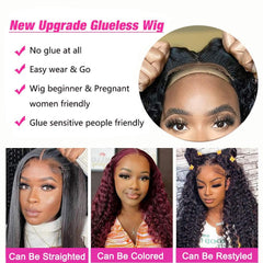 Srakuw water wave bob wig offers natural movement.