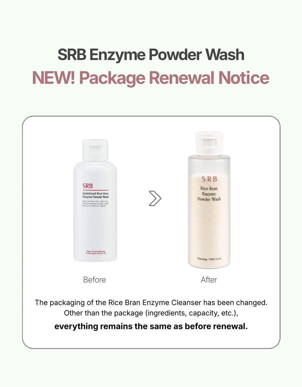 SRB Papaya enzyme action for makeup removal and pore cleansing
