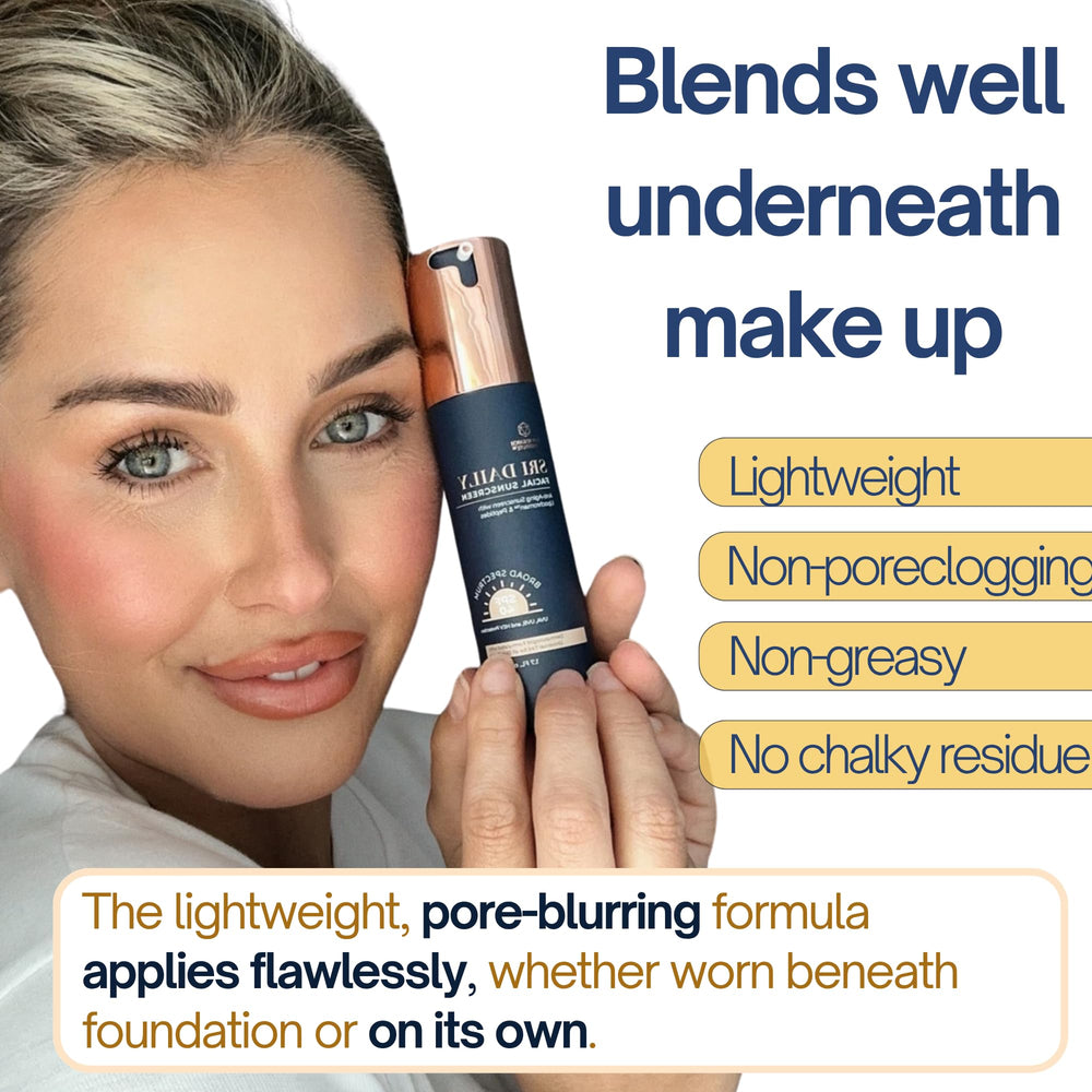 Lipochroman ingredient highlight in SRILabs sunscreen supports antioxidant protection for daily resilience.