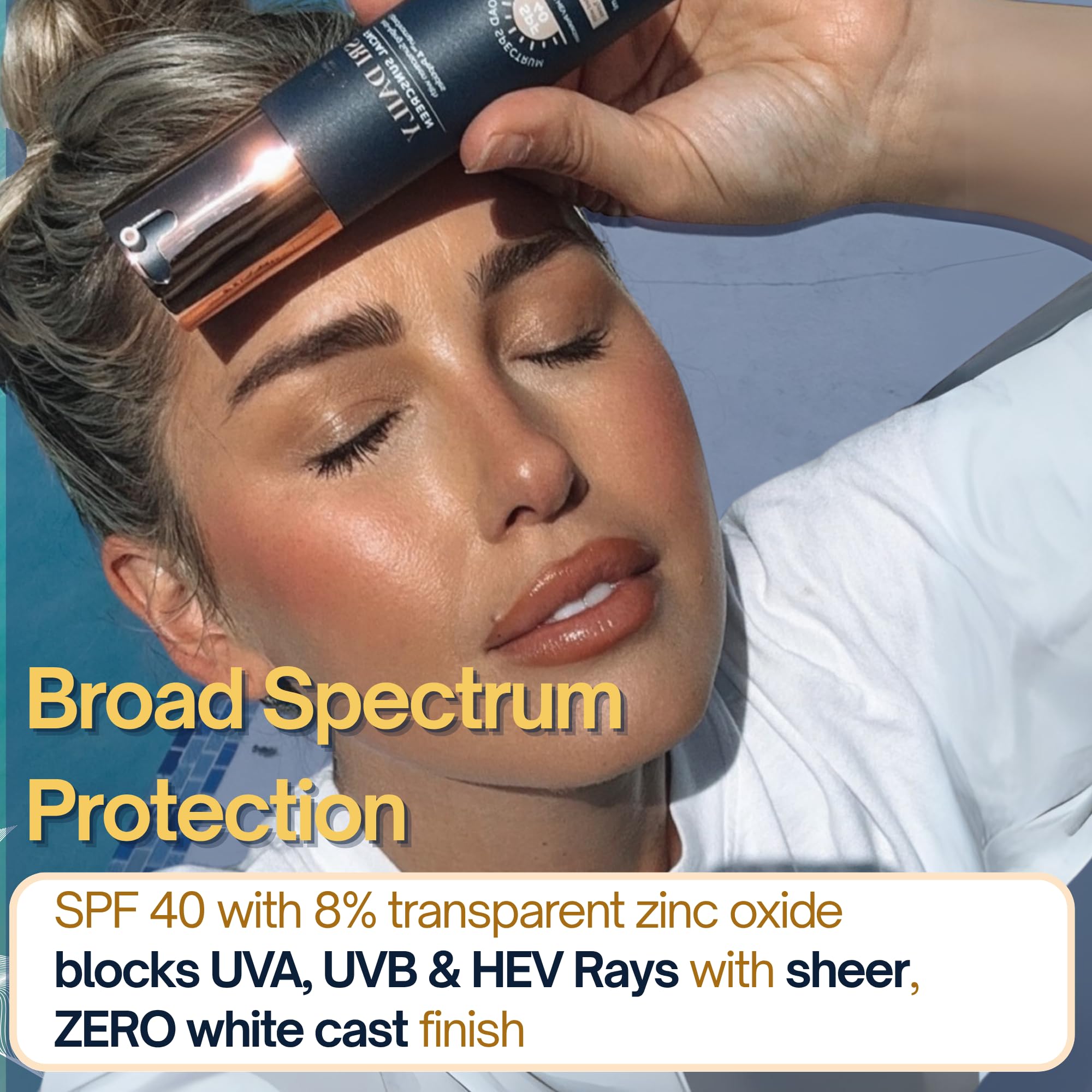 SRILabs Daily Facial Sunscreen SPF 40 provides UVA/UVB protection for outdoor activities.