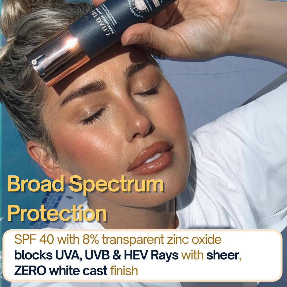 SRILabs Daily Facial Sunscreen SPF 40 provides UVA/UVB protection for outdoor activities.