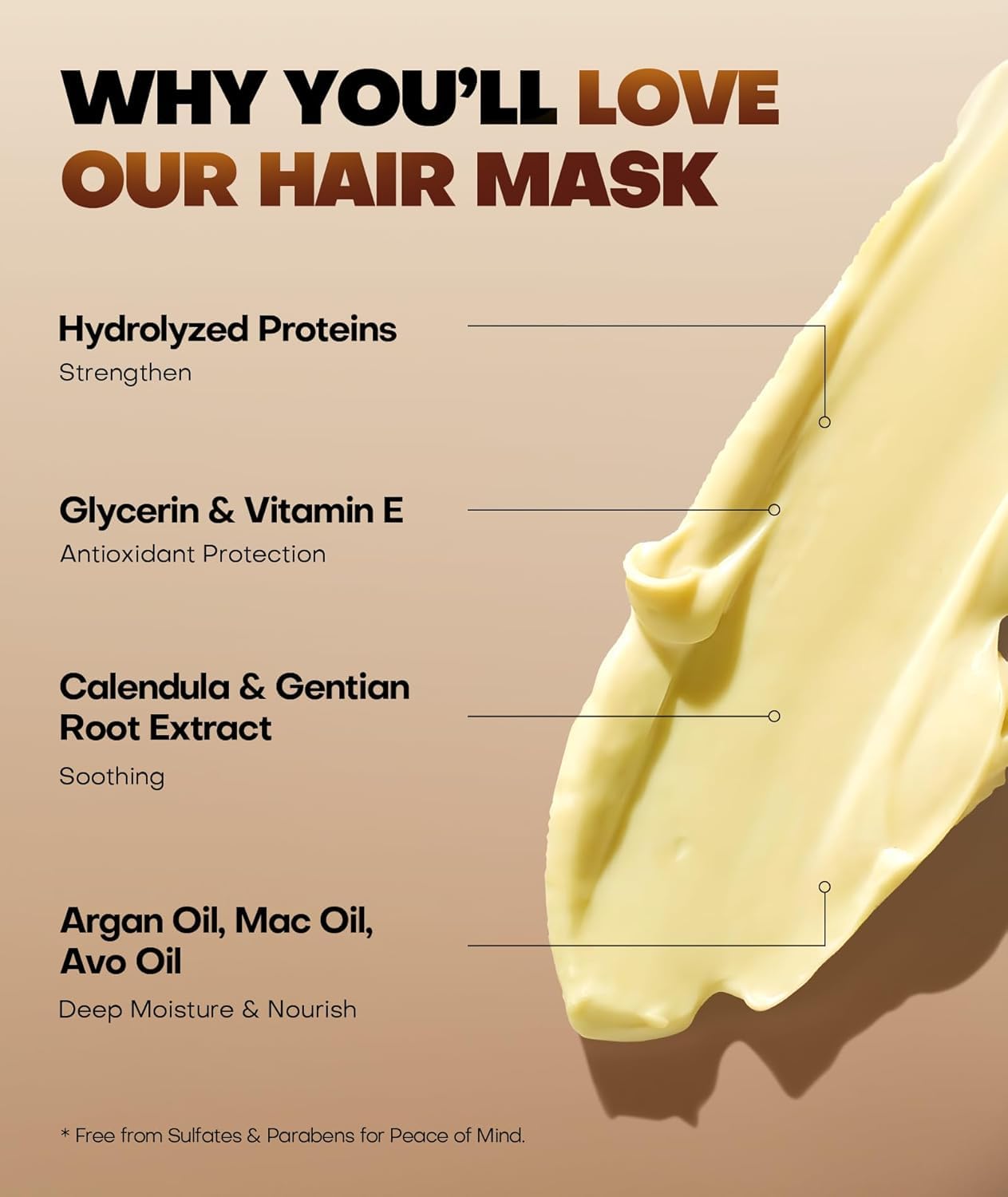 Srripo Collagen Hair Mask scent provides spa-like, refreshing fragrance.