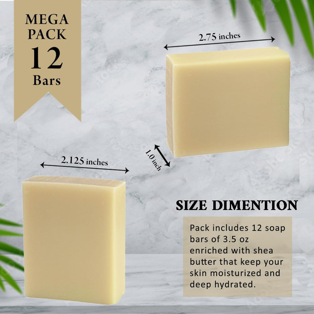 Vanilla scent fills the bath with SSA soap during use.