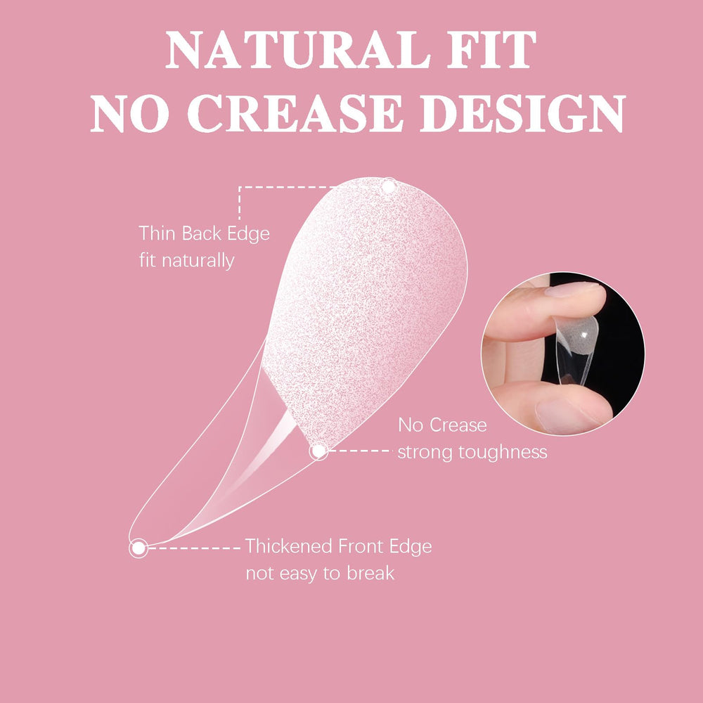 SSWSBYKE fifteen sizes provide universal fit for varied nail beds