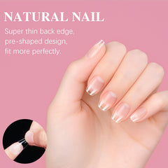SSWSBYKE tips feature thick front edge and curved back for natural wear