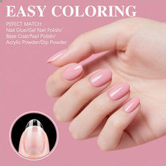 SSWSBYKE natural-fit almond tips with thick front edge for comfortable wear