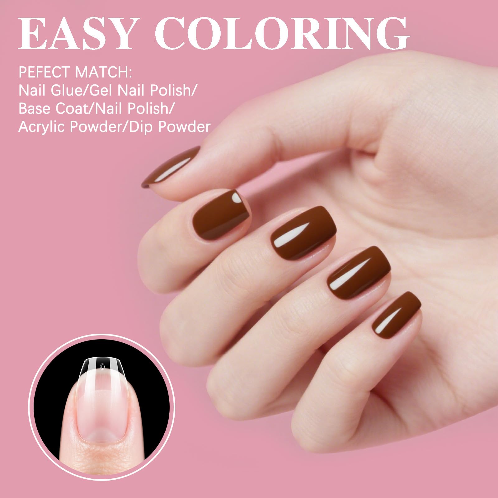 SSWSBYKE 15 sizes universal fit across nail beds