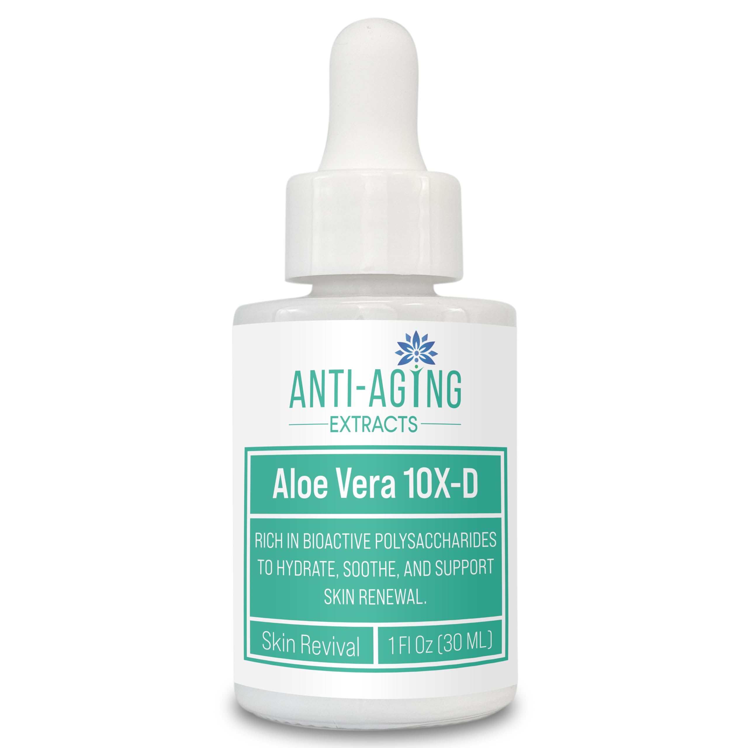 St. Croix Aloe 10X-D bottle pour for pure, lightweight hydration without fillers.
