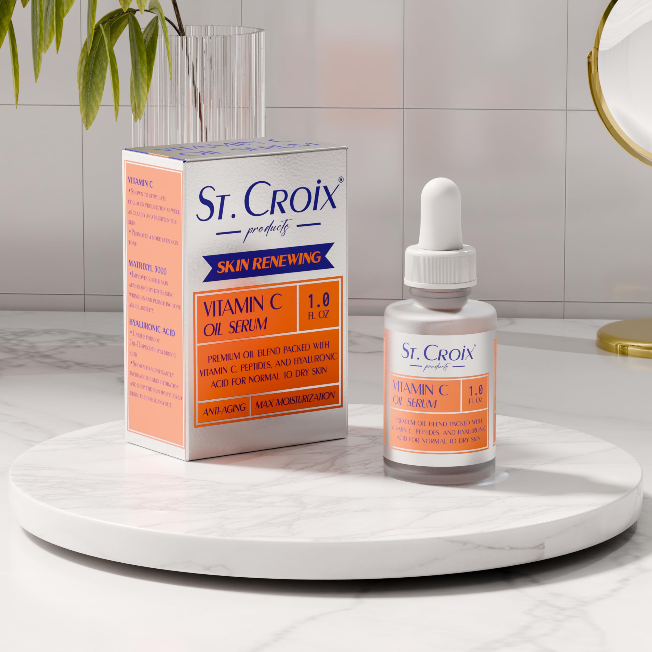 St Croix Vitamin C Serum application visual for daily use