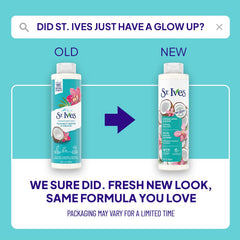 St. Ives 2-pack display with two 22 oz bottles for shared use