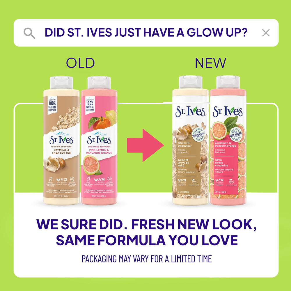 St. Ives cruelty-free logo confirms PETA-approved, animal-friendly skincare.
