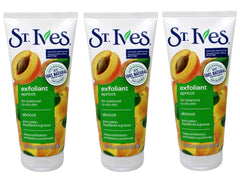 St. Ives Fresh Skin Scrub apricot texture close-up for exfoliation