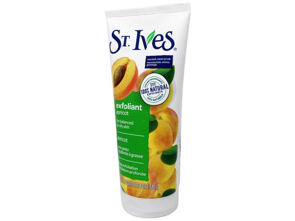 St. Ives Fresh Skin Scrub front label view for exfoliating routine
