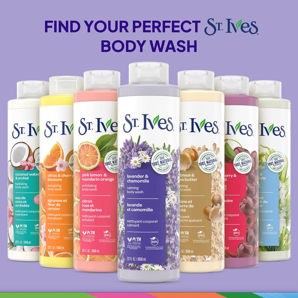 St. Ives cruelty-free symbol endorses ethical skincare choices.