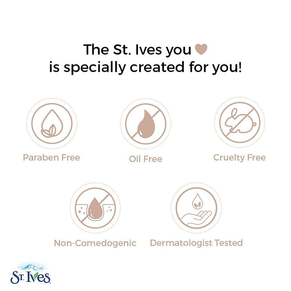 St. Ives application scene demonstrating gentle circular massage