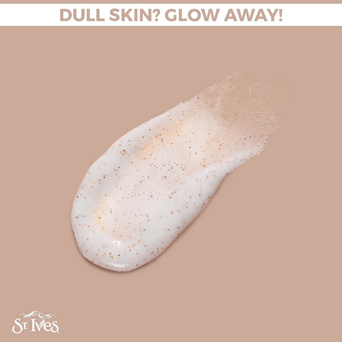 St. Ives glow after use suggesting smoother skin