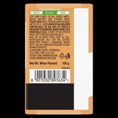 St. Ives Scrub Bar Soap orange foam demonstrates a healthy glow during lather.