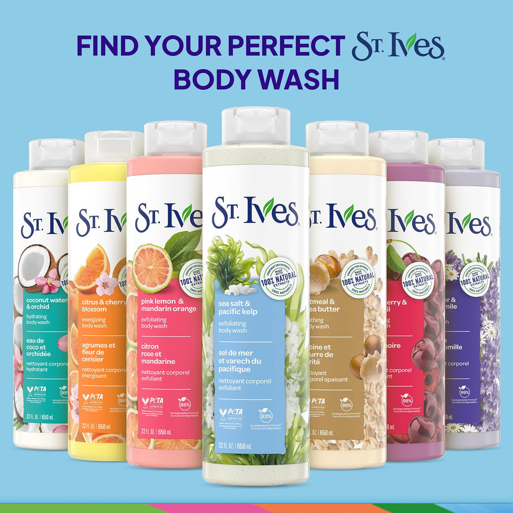 Natural extracts label emphasizing sea salt and kelp benefits for skin.