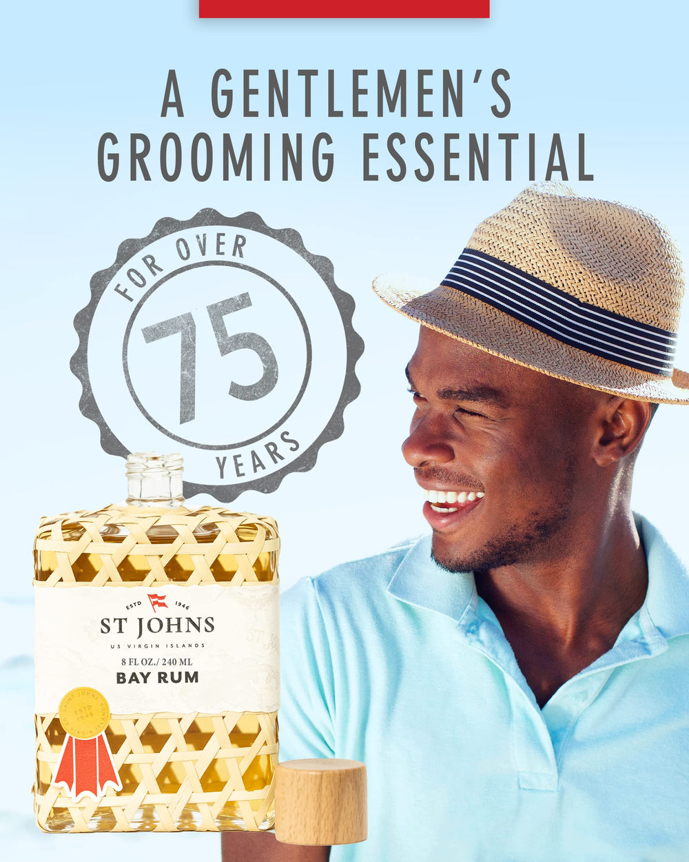 St. John Bay Rum scent ideal for everyday wear