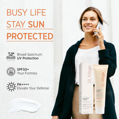 Close-up of creamy texture highlighting hydration from rice extract.