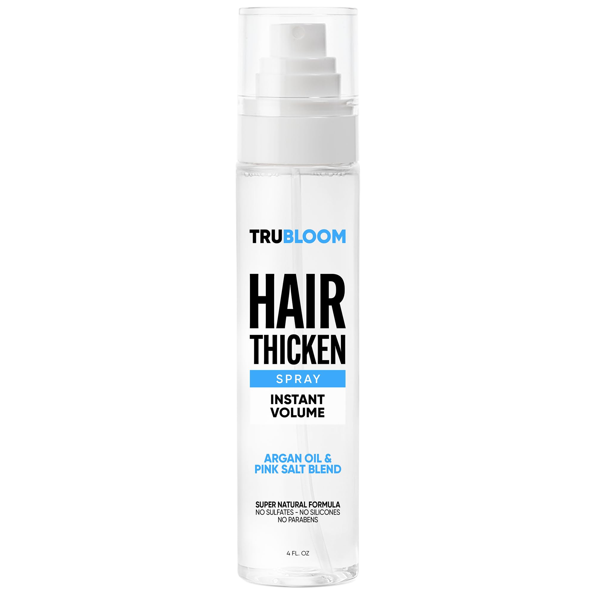 St. Tropica Tru Bloom bottle with spray pour for instant volume.