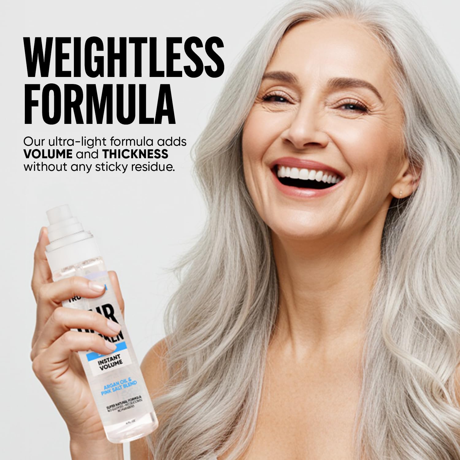 No-rinse formula makes Tru Bloom easy to use anywhere.