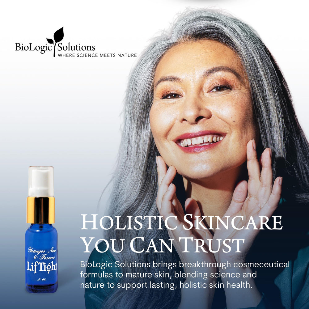 Morning routine shot with LifTight for quick, non-invasive firmness.