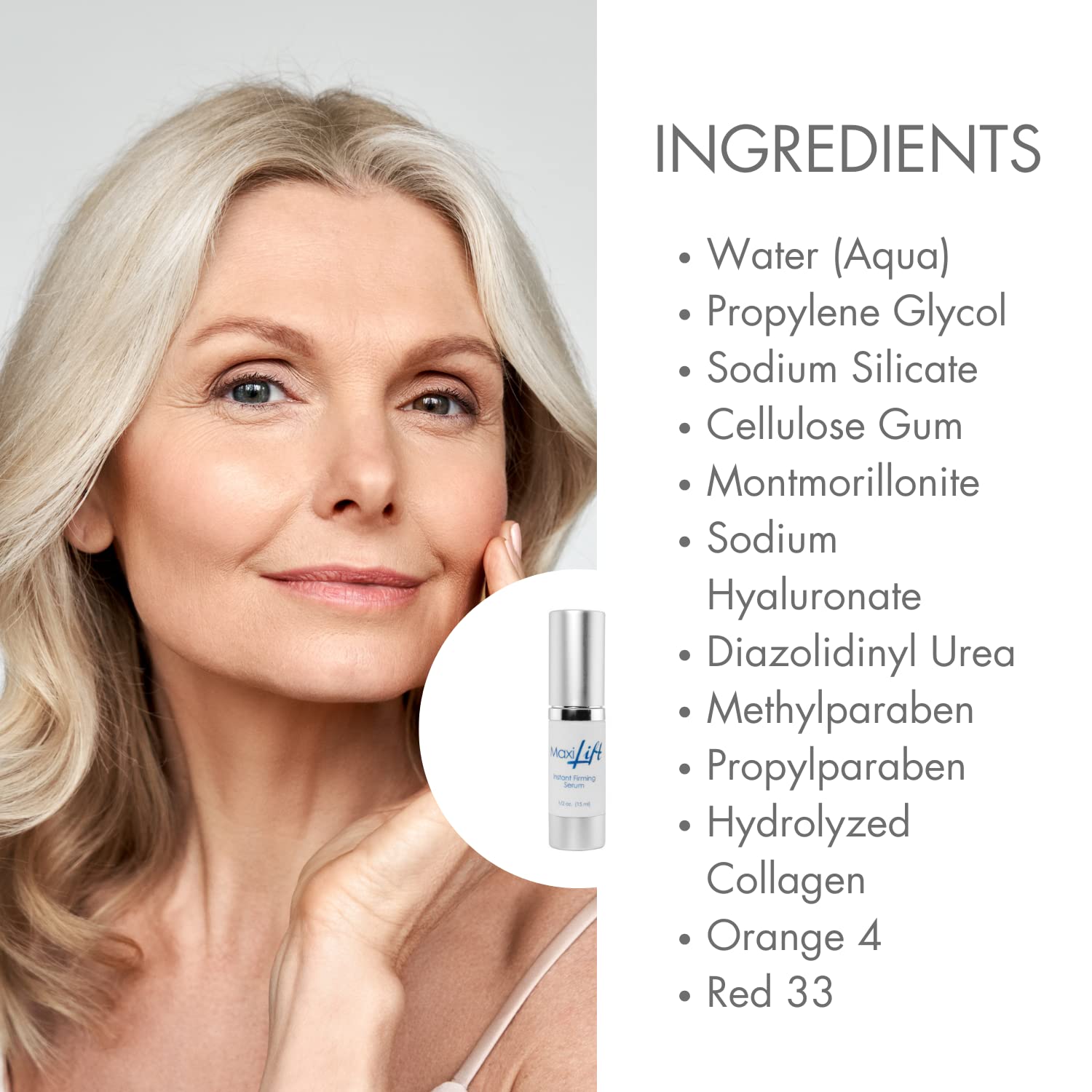 Morning routine scene with MaxiLift serum ready for daily use.