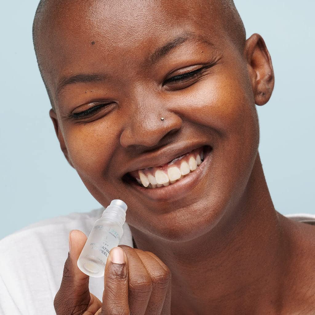 StackedSkincare lip treatment moisturizer demonstrating dual-action hydration.