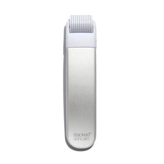 StackedSkincare microneedling roller with replaceable head for at-home skin refinement