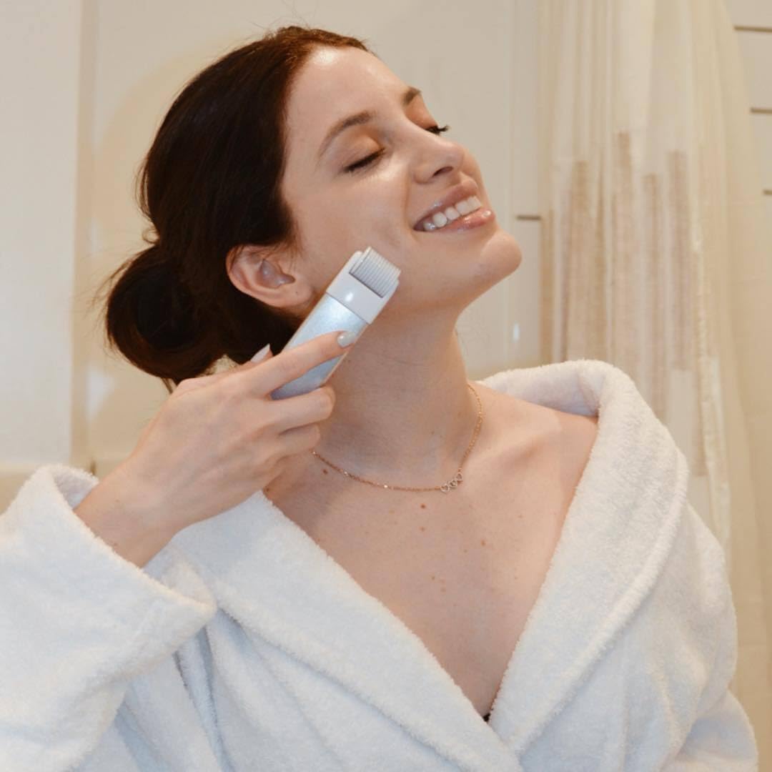 StackedSkincare scalp roller demonstrates multi-use for scalp clarity