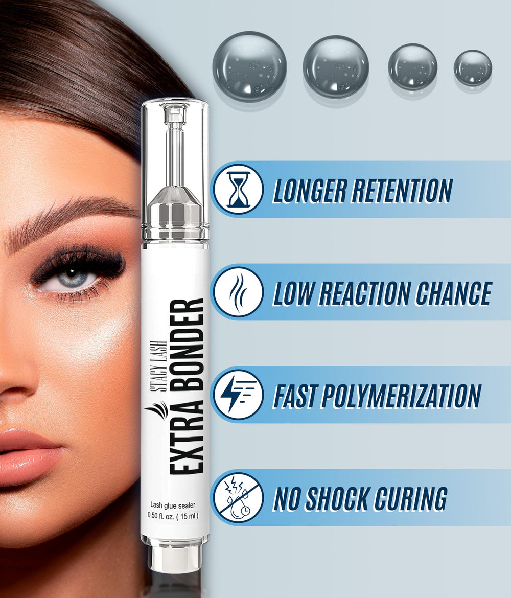 STACY LASH Bonder syringe-application promotes hygienic, precise bonding