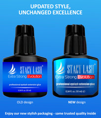 STACY LASH Evolution Glue with lab-tested retention up to eight weeks.