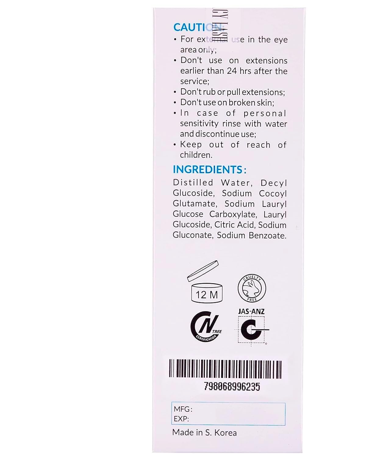 STACY LASH Routine cils quotidienne à domicile pour entretien facilité